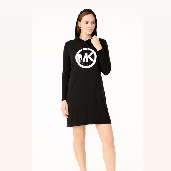 Michael Kors Logo Hoodie Dress - Picture 1 of 11